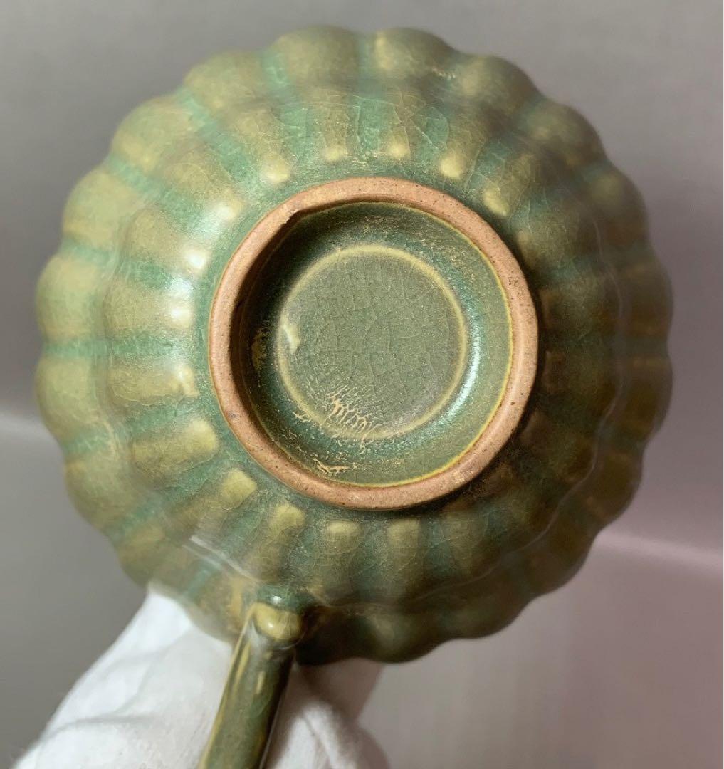 中国 菊形托付　手付菊形碗　f2221208