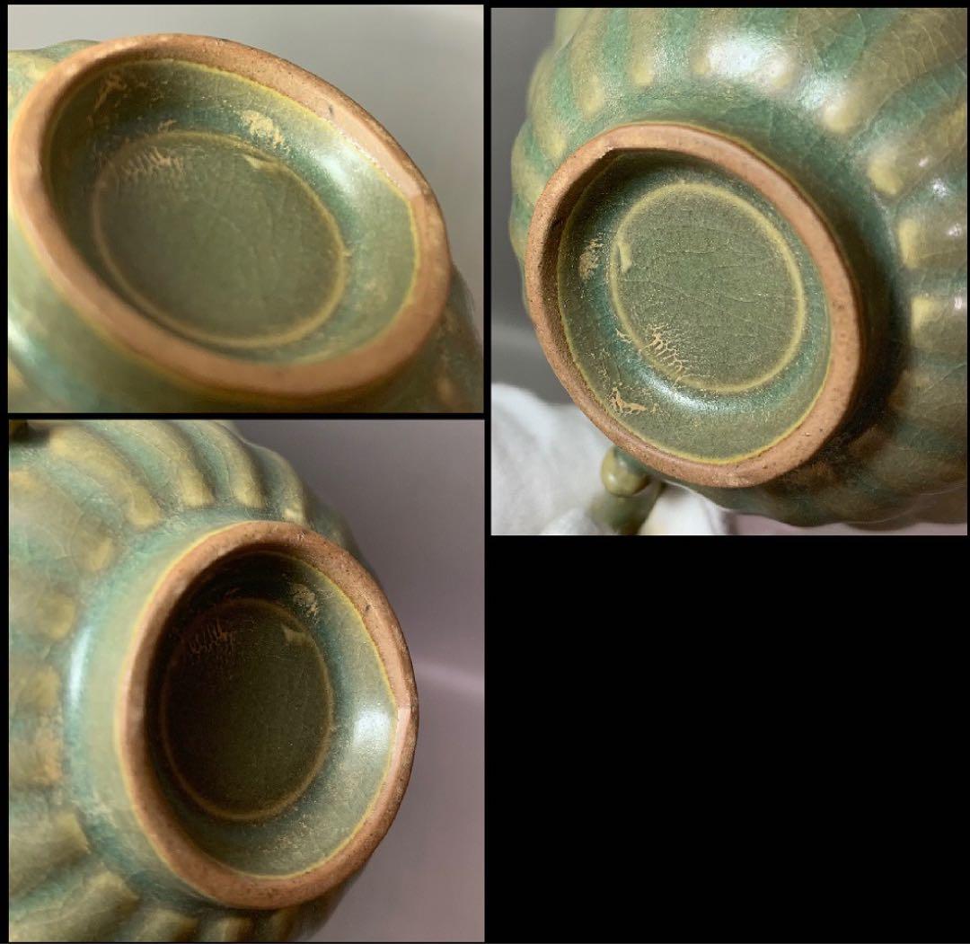 中国 菊形托付　手付菊形碗　f2221208