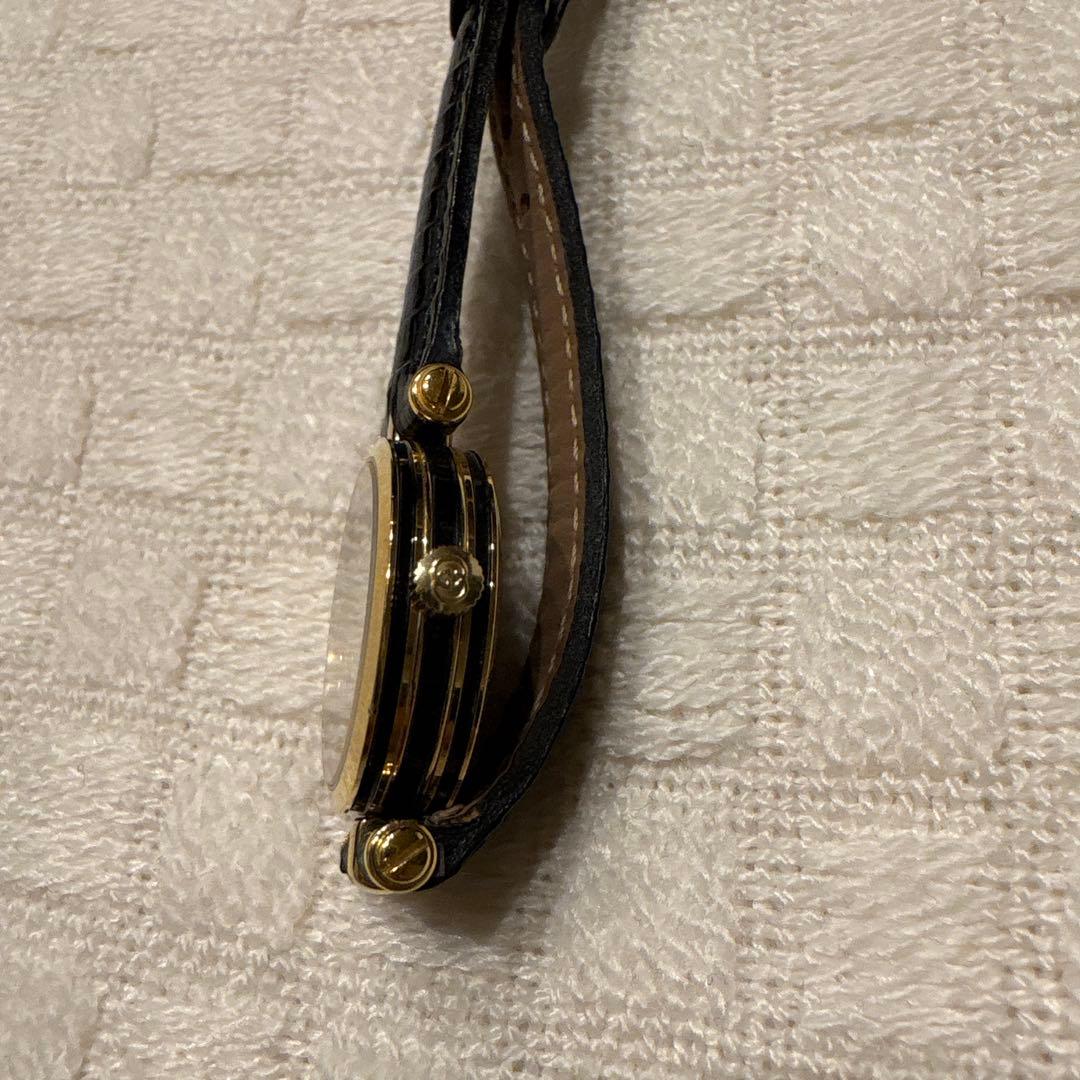 GUCCI 時計 シェリーライン レザーベルト ゴールド ブラック