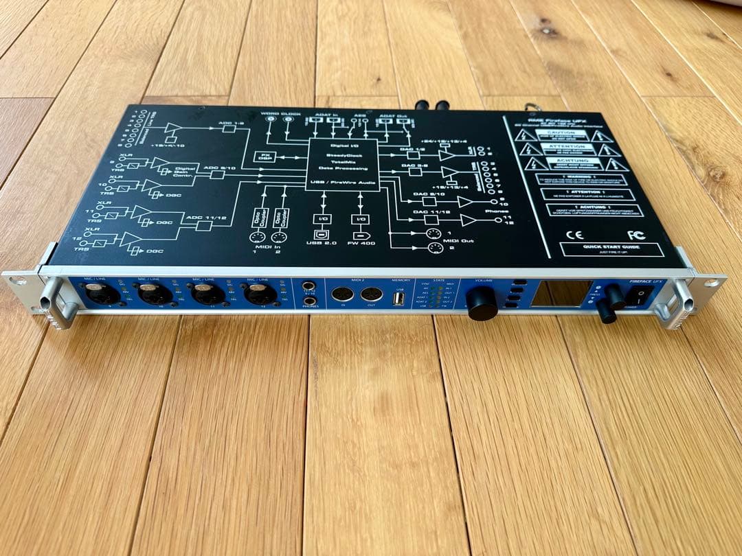 RME Fireface UFX 各種ケーブル付き