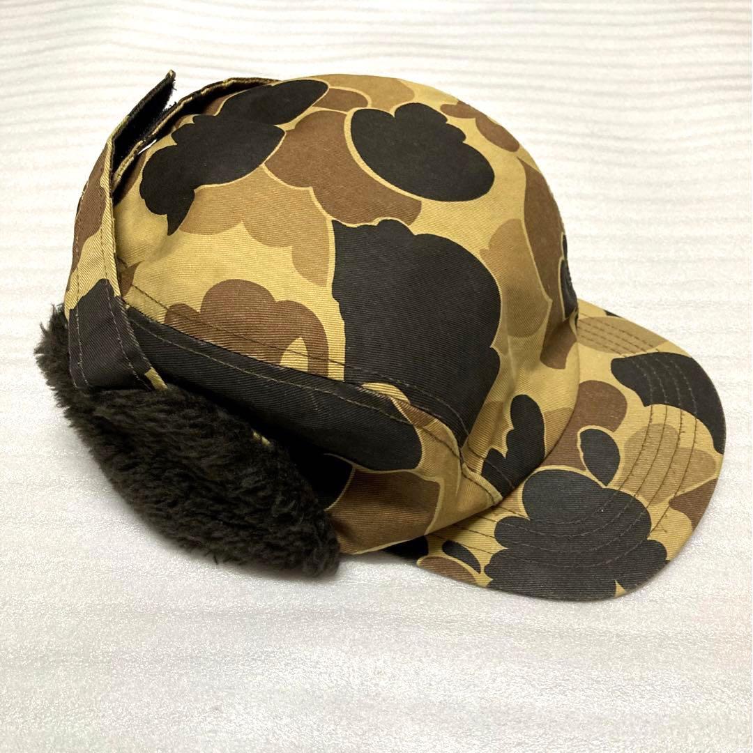DUNNS GORE-TEX 80s 90s~USA製 カモ柄 フライトキャップ