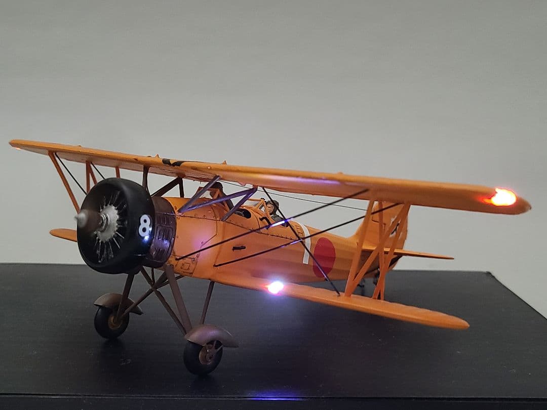 tomoya 九五式中間練習機(赤とんぼ)大刀洗リアルモーターライズ完成品