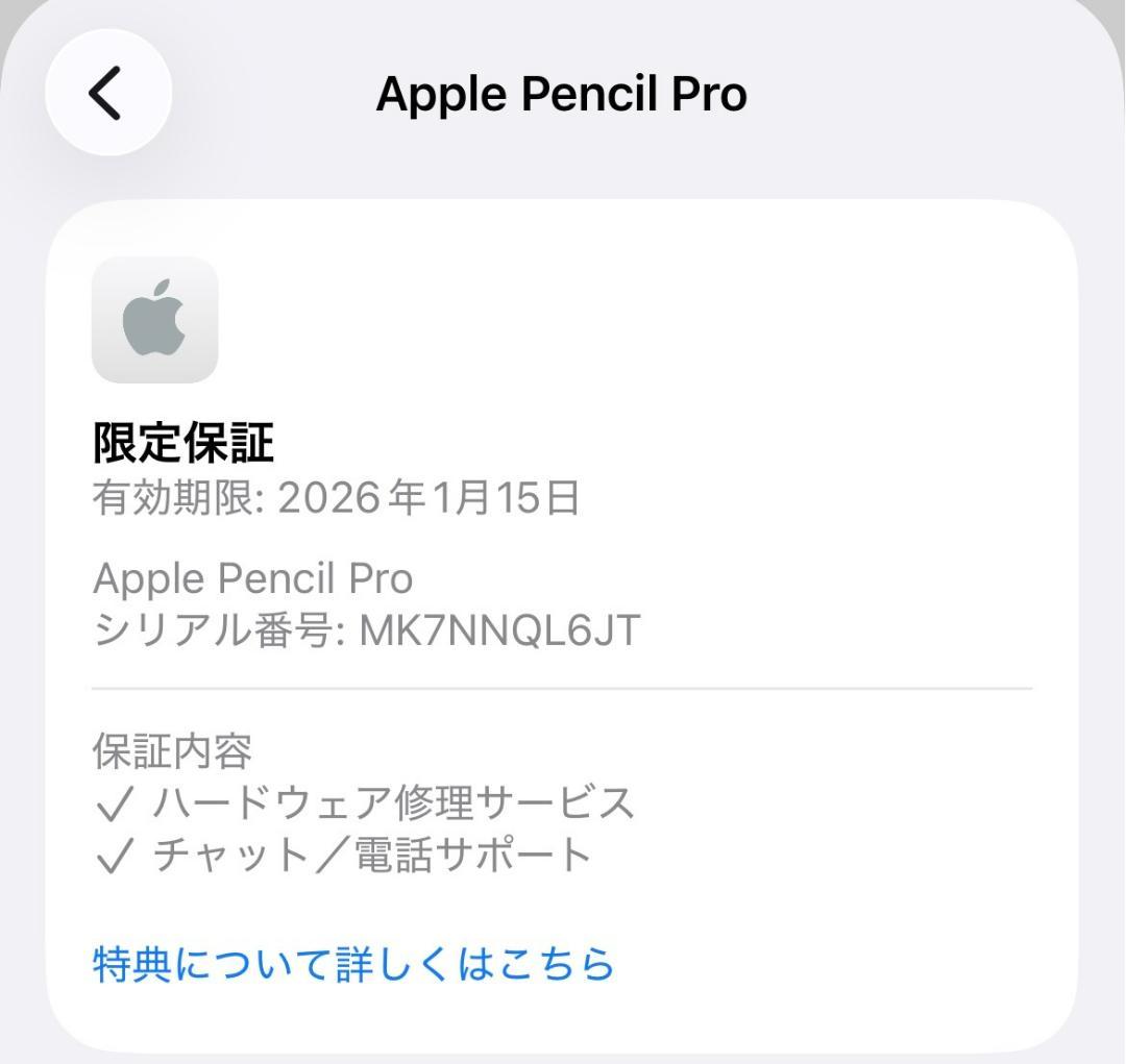 動作確認済み！【純正品】Apple Pencil Pro 本体＋箱類