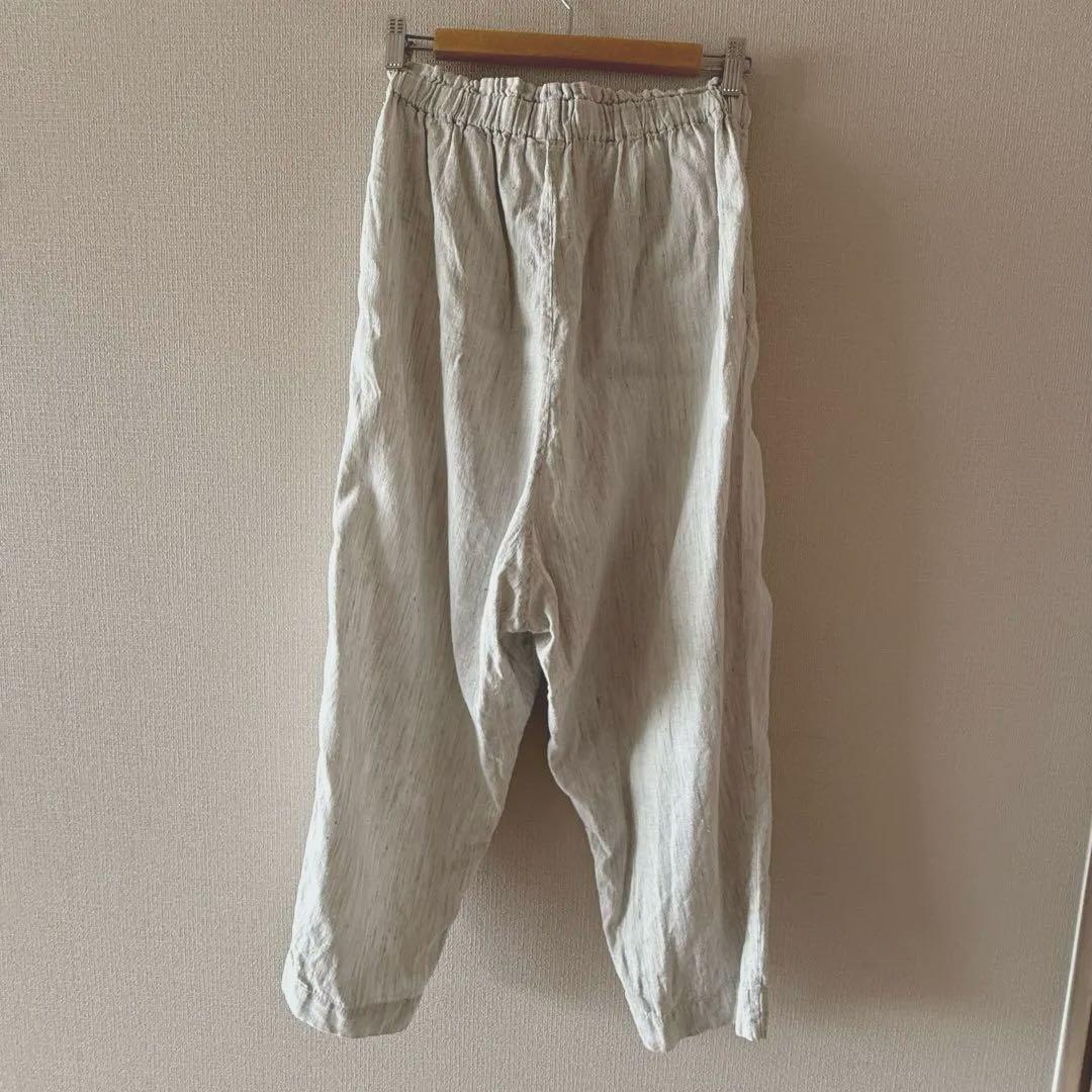 ARTS&SCIENCE リネンコットン サルエルパンツ　Lt.gry