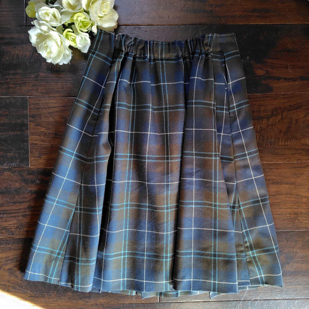 美品　荻窪七里　チェックスカート　秋冬　150
