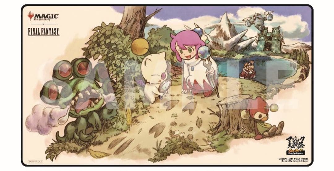 【未開封】マジック大戦祭 MTG FFプレイマット手掛かり ステンレストークン