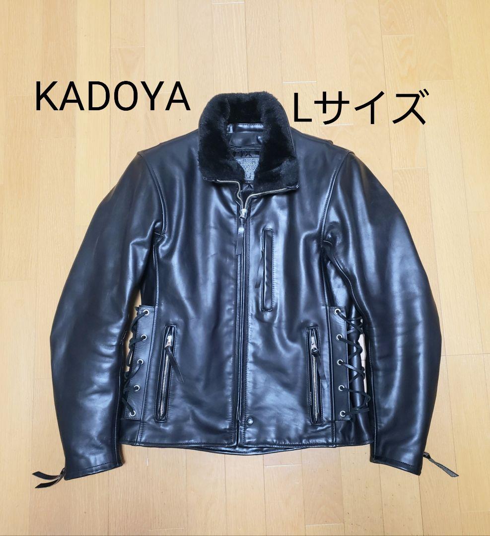 KADOYA　カドヤ　 レザージャケット　Lサイズ