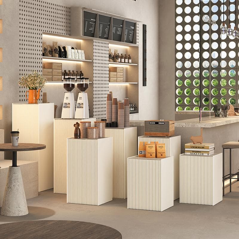 ディスプレイスタンド高さ98㎝長さ30㎝展示台 陳列台 組立不要 展示会イベント