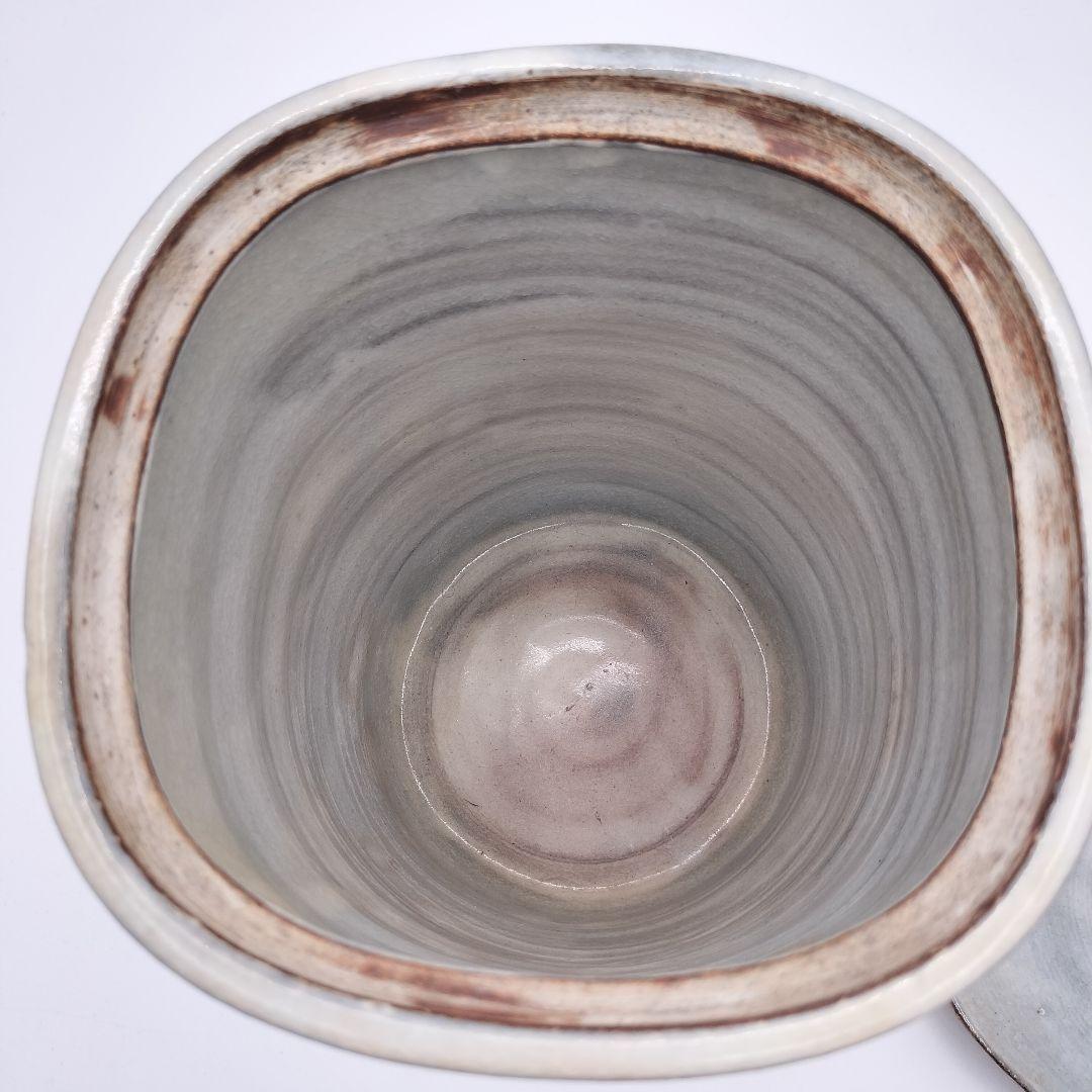 a194 水指　萩焼　田原　陶兵衛　替蓋付　塗蓋　茶道具　茶道　古物