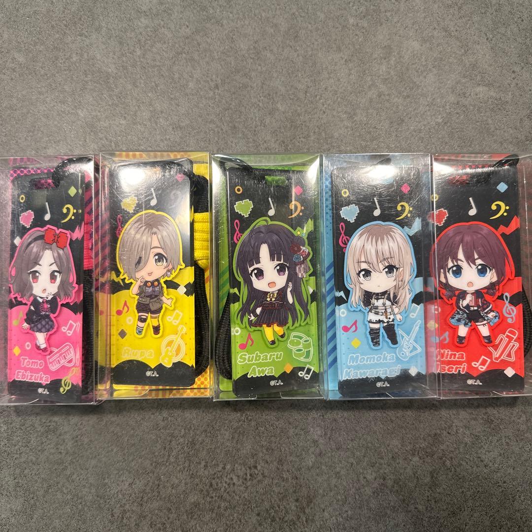 ガールズバンドクライ アクリルホルダー 5種コンプリートセット 上海限定