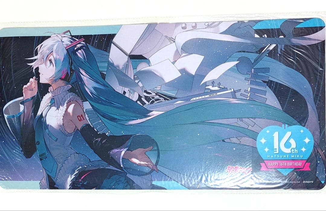 初音ミク Happy 16th Birthday デスクマット プレイマット