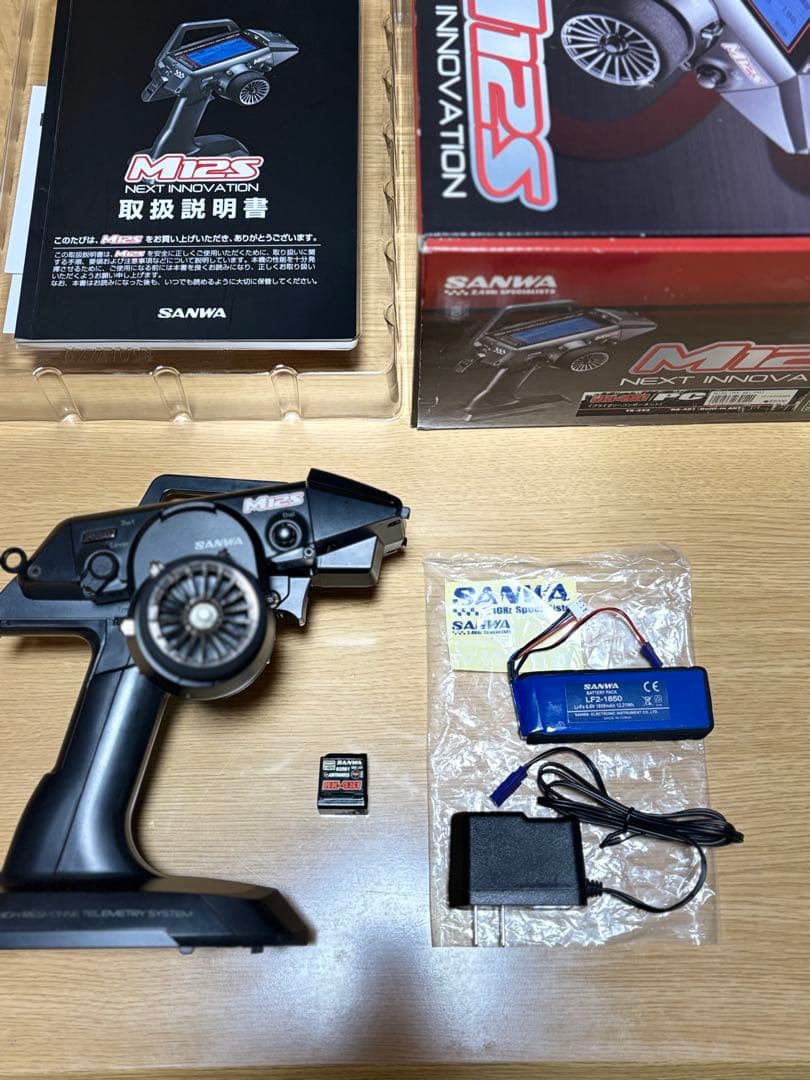 サンワ　SANWA M12S　ラジコン送信機　受信機 RX-481付き