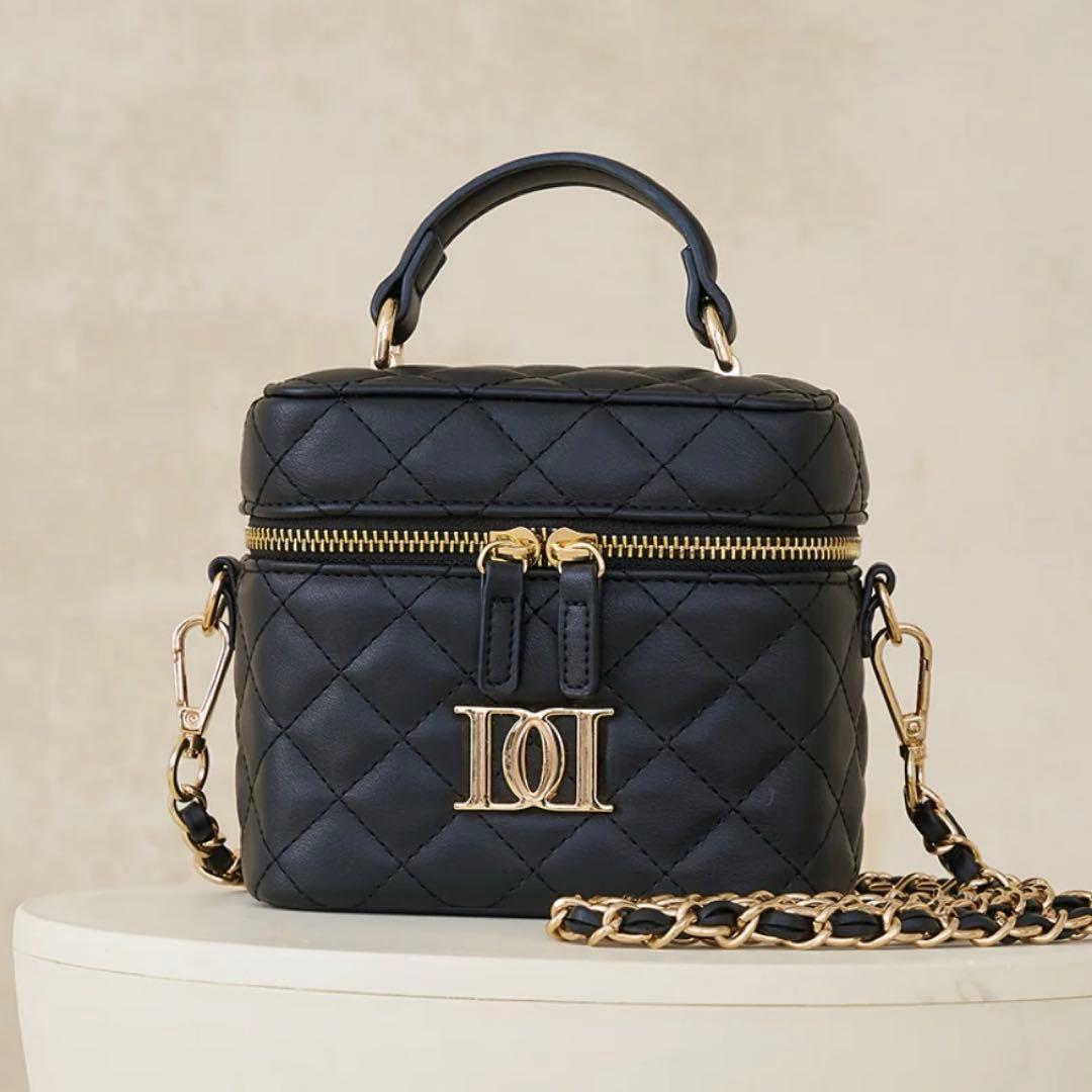 【Darich 】キルティングスクエアミニバッグ バニティ