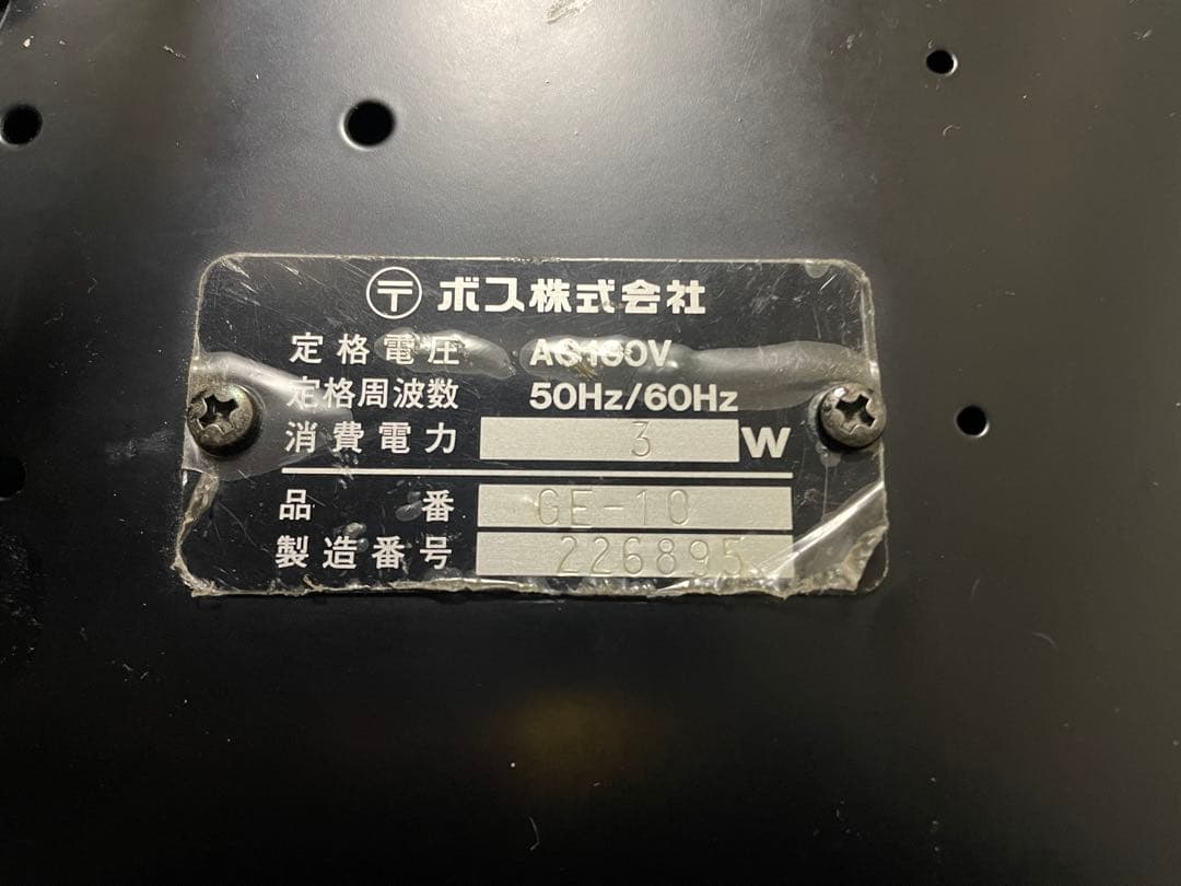 【ジャンク】BOSS GE-10 グラフィックイコライザー Roland