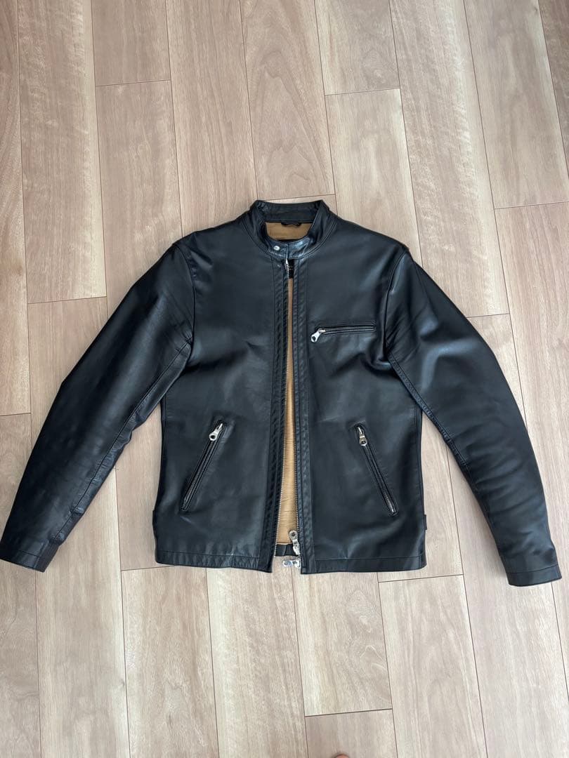 CINQUANTAシングルライダースジャケット