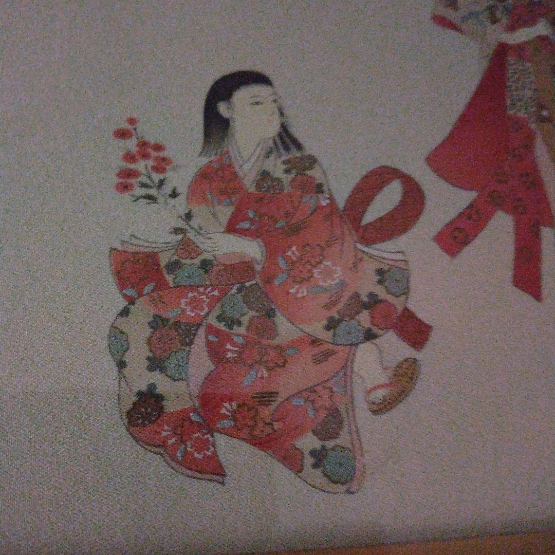 美人絵 額 元禄　見返り