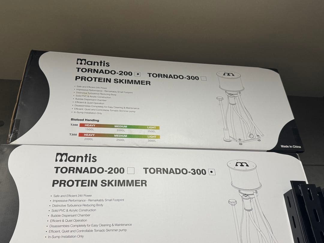 Mantis Tornado-200 プロテインスキマー ボルクスジャパン