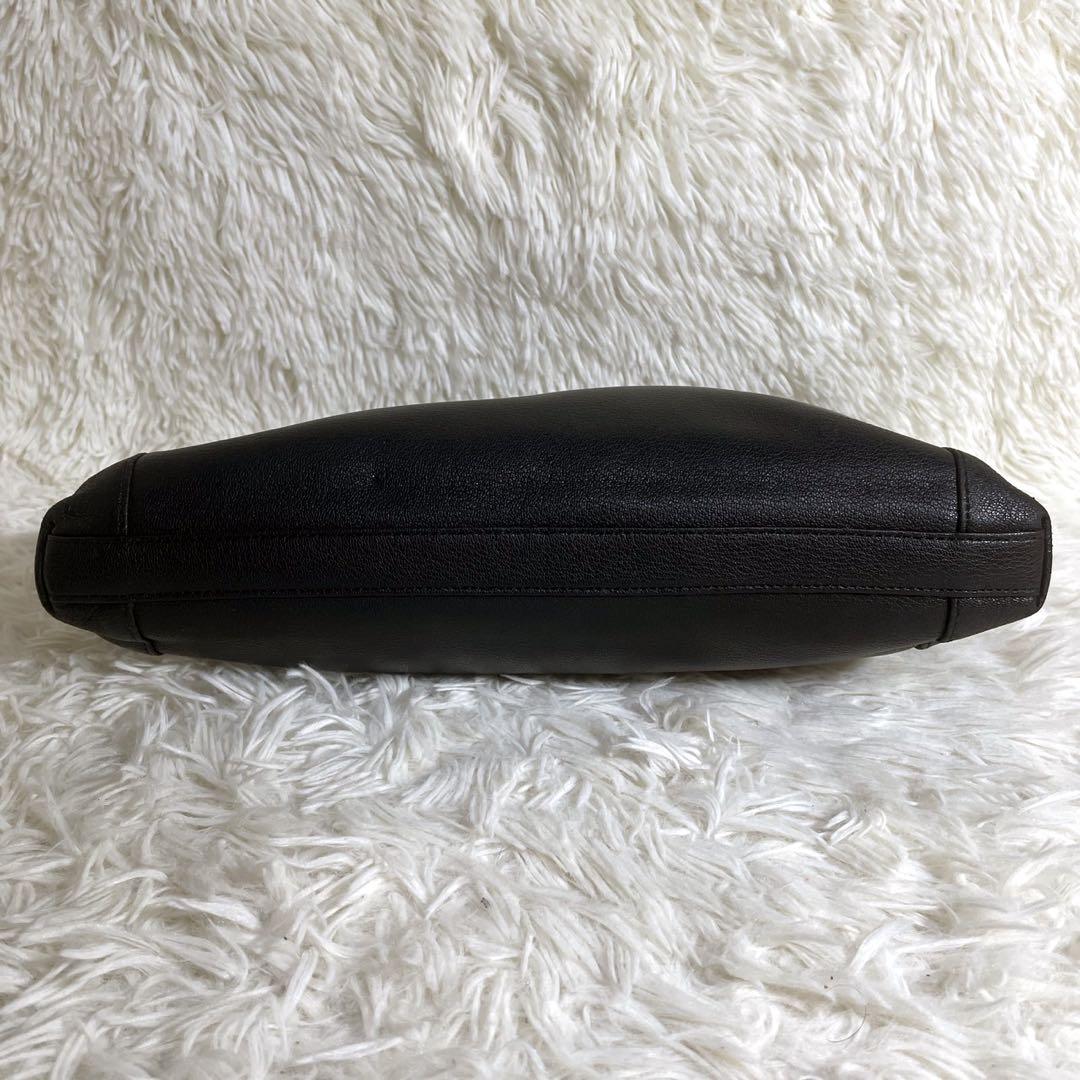 ポールスミス ショルダーバッグ 2way セカンドバッグ レザー ブラック 黒