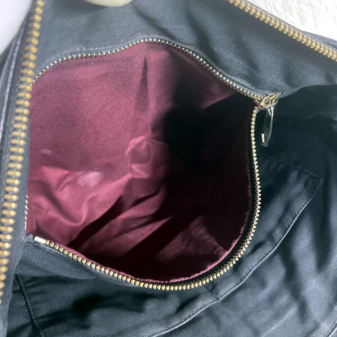 ポールスミス ショルダーバッグ 2way セカンドバッグ レザー ブラック 黒