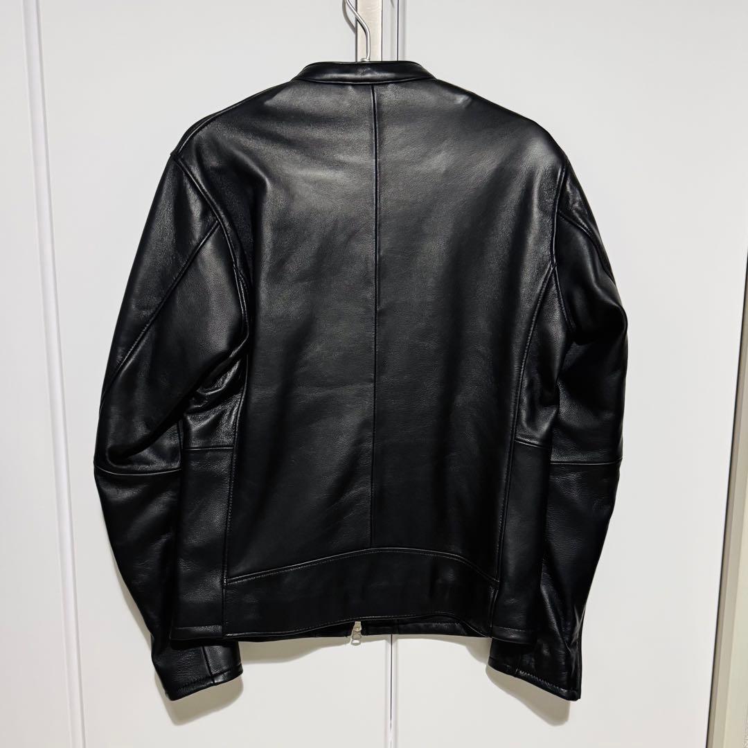 フリークスストア ラムレザー シングルライダースジャケット ブルゾン S メンズ