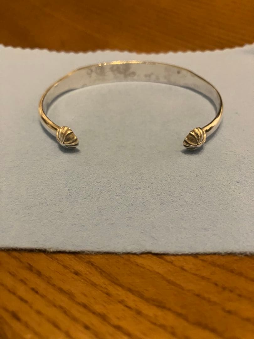 クロムハーツ　フラット　バングル　CHプラス