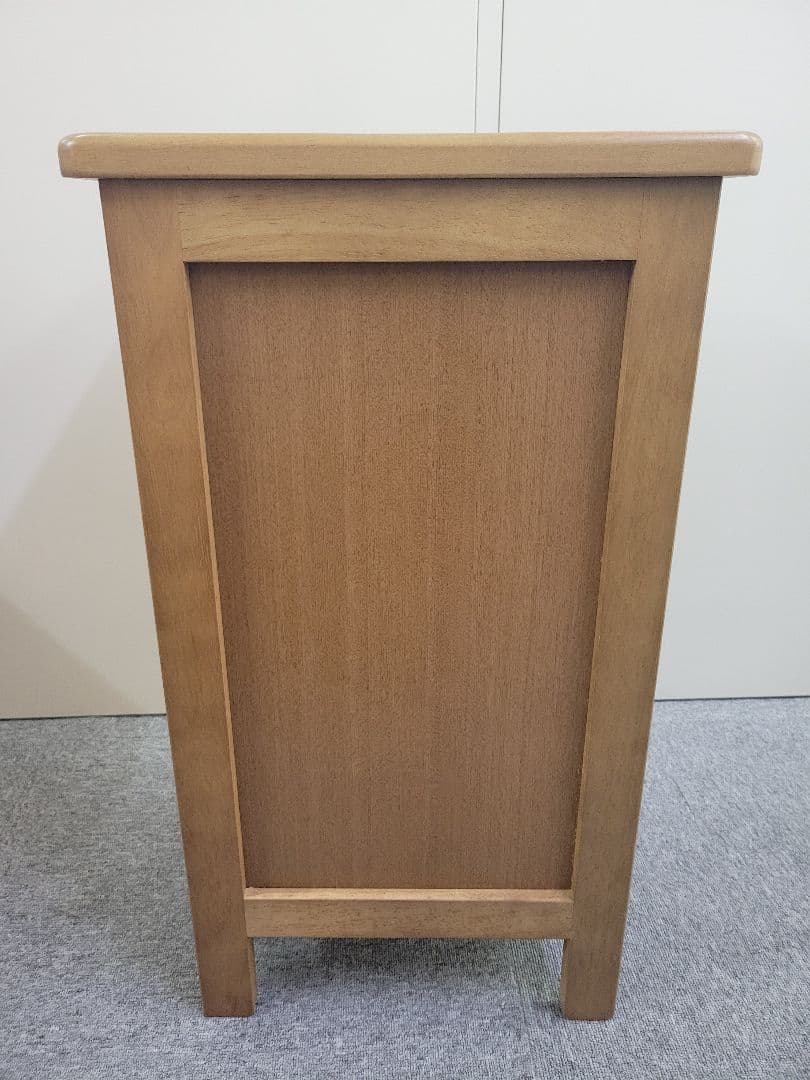 カリモク　Karimoku　電話台　FAX台　花台　二段引き出し