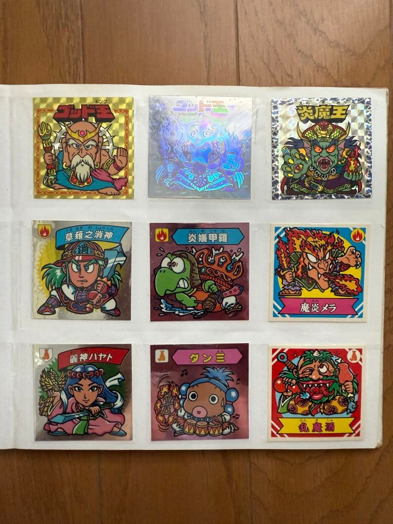 カ*ル様 謎のジパング伝説 第1、1.5、2弾 78枚コンプシールアルバム おま