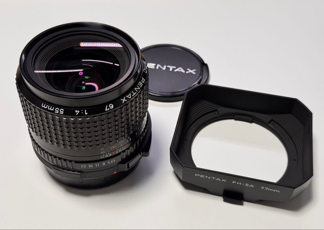 smc PENTAX67 55mm F4 PH-SA 77mm セット