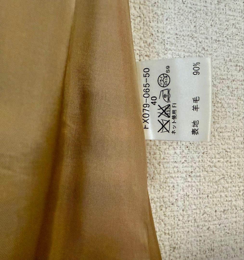 バーバリー　BURBERRY　LONDON アルパカスカート　ノバチェック　40