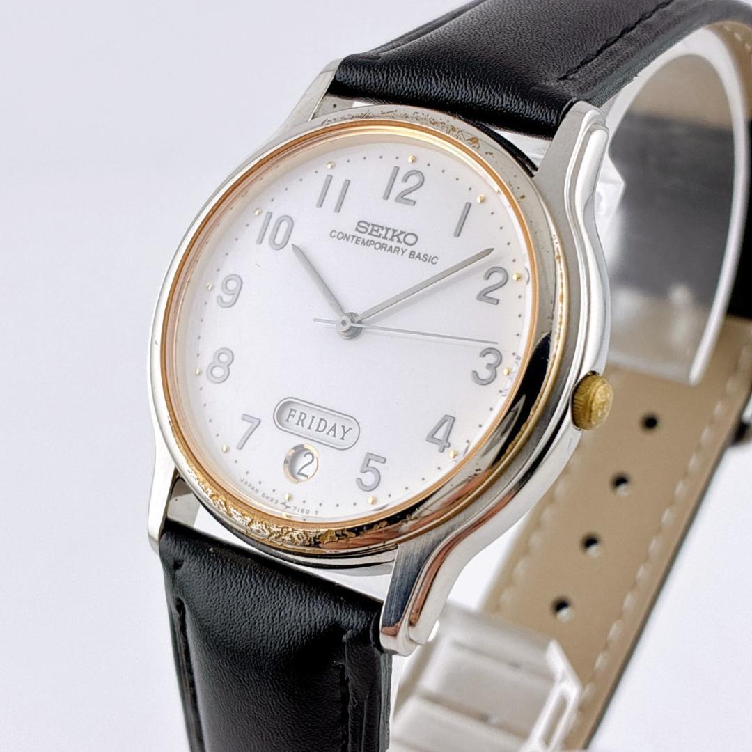 【希少/電池交換済】SEIKO　SPIRIT CONTEMPORARYBASIC