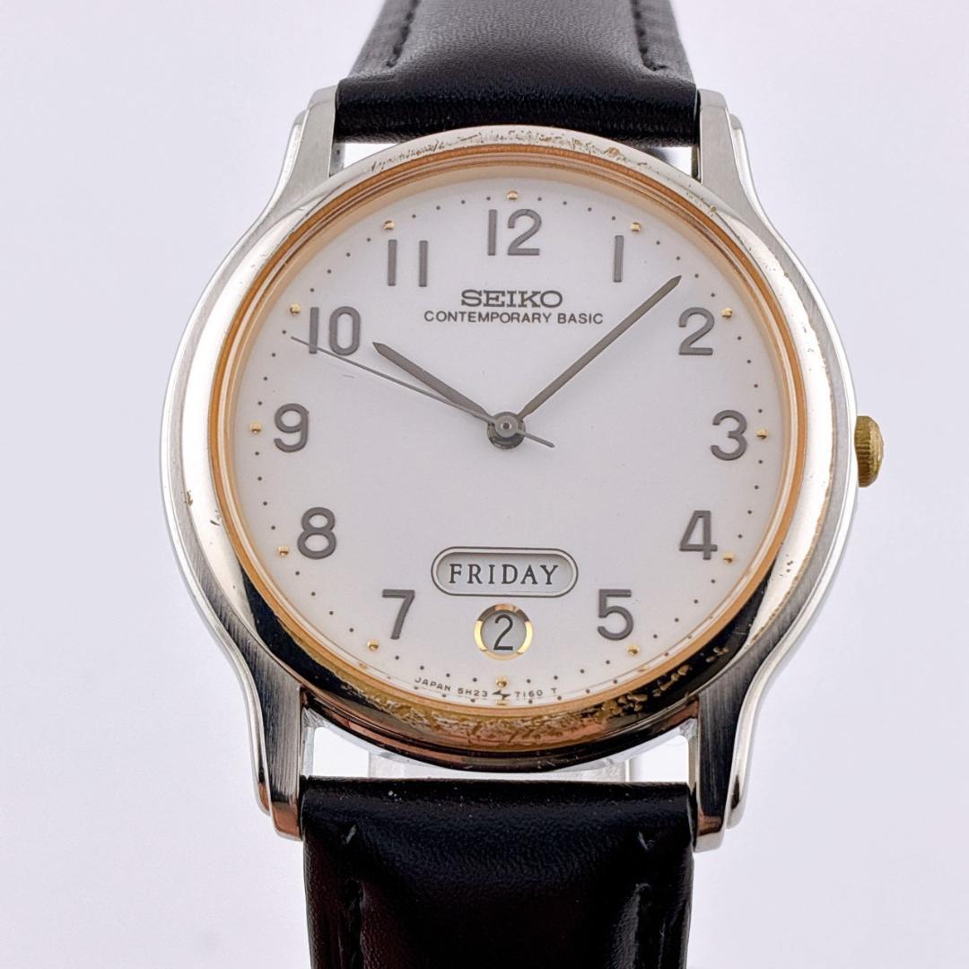 【希少/電池交換済】SEIKO　SPIRIT CONTEMPORARYBASIC