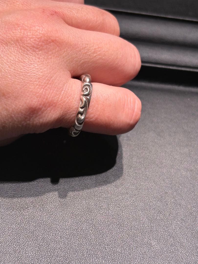 CHROME HEARTS クロムハーツ リング　指輪　スクロールバンドリング