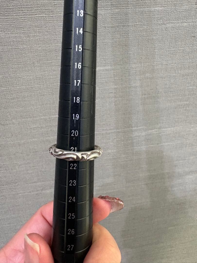 CHROME HEARTS クロムハーツ リング　指輪　スクロールバンドリング