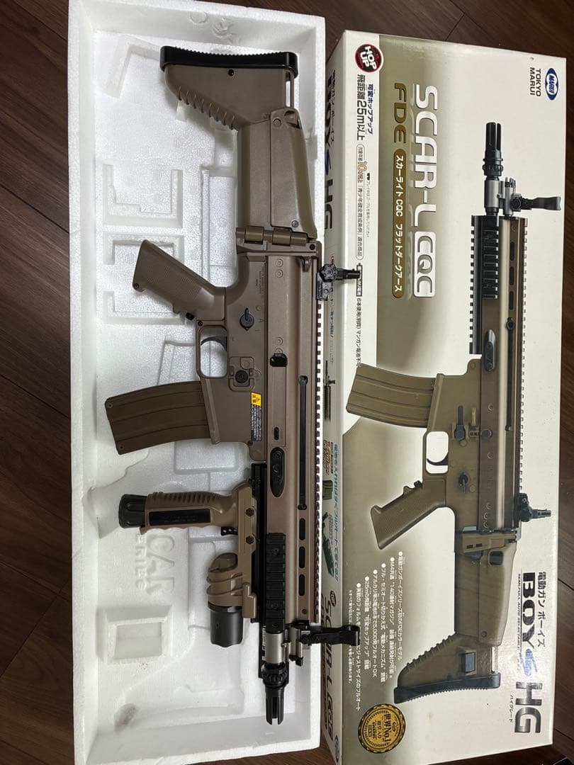 【美品】SCAR-L CQC FDE 東京マルイ bb弾追加しました！