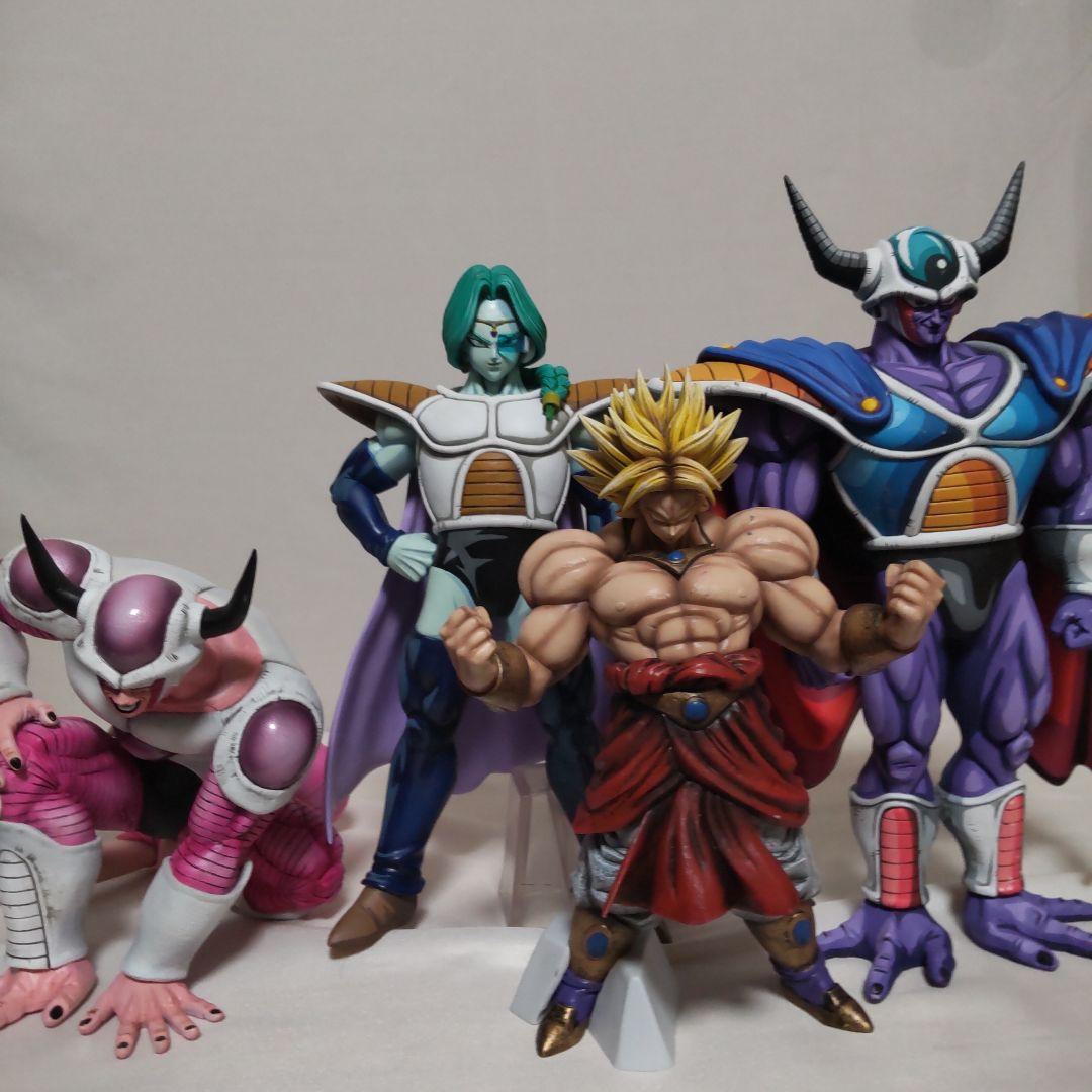 リペイント ドラゴンボールフィギュア コルド大王 フリーザ ザーボン ブロリー
