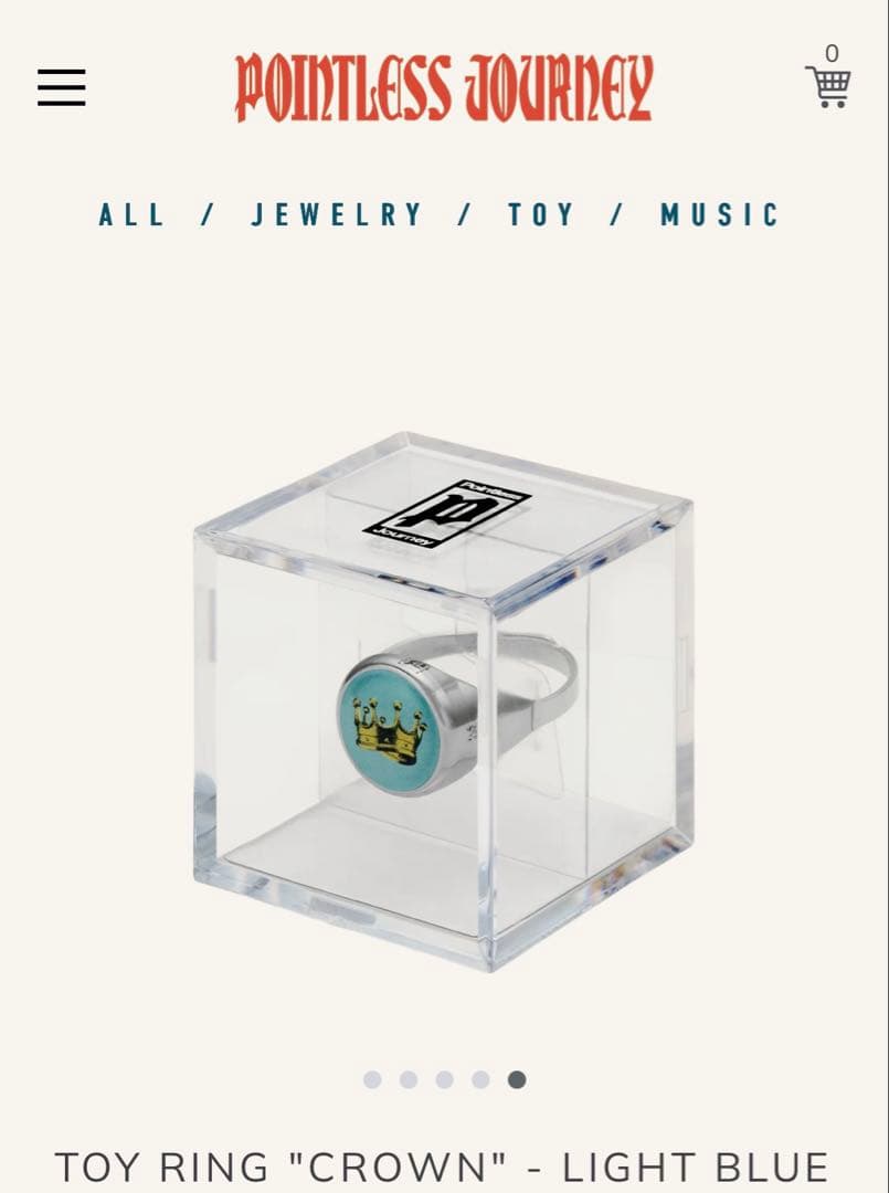 POINTLESS JOURNEY トイリング クラウン ライトブルー 常田大希