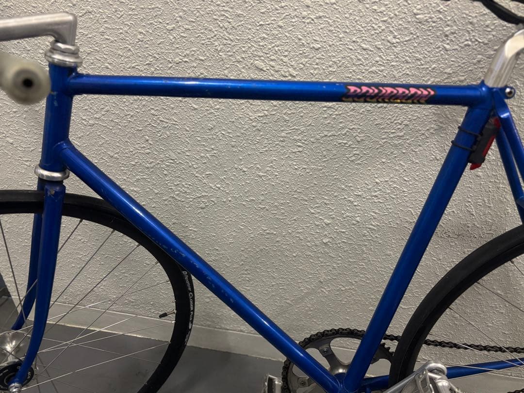 シングルスピードピストバイク 青