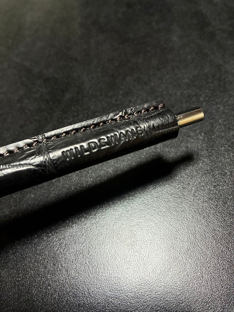 wildswans ワイルドスワンズ ボールペン　クロコダイル　クロコ　ブラック