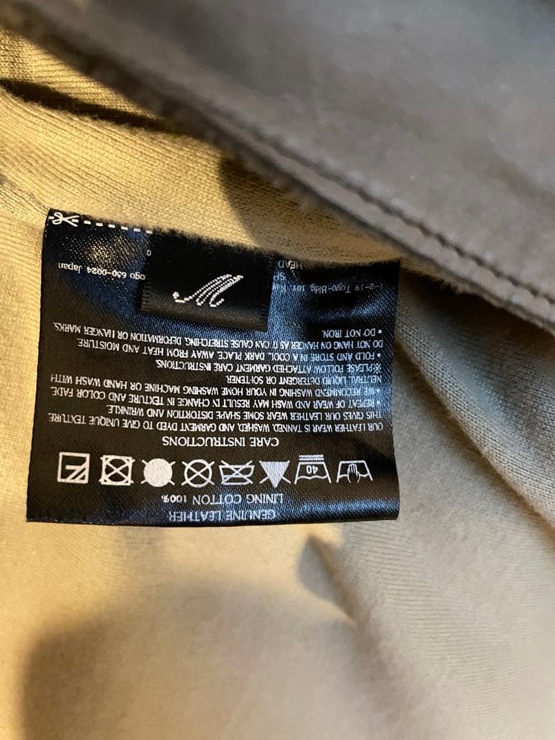 Sisii シングルライダース　Mサイズ　希少WALDESジップ