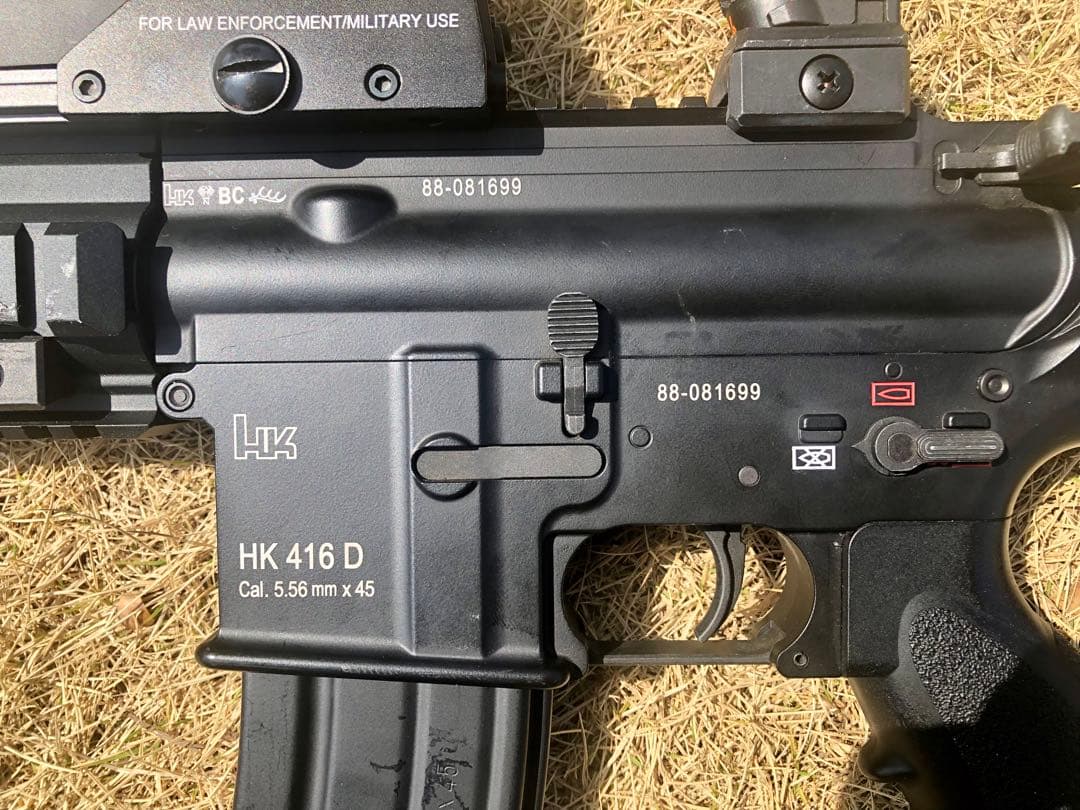 東京マルイ　次世代電動ガン　HK416D 中古　リポバッテリー充電器付き