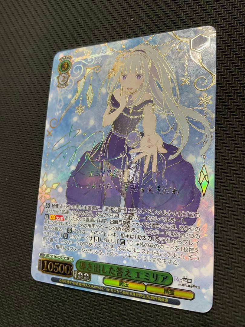 導き出した答え　エミリア　SEC+ サイン