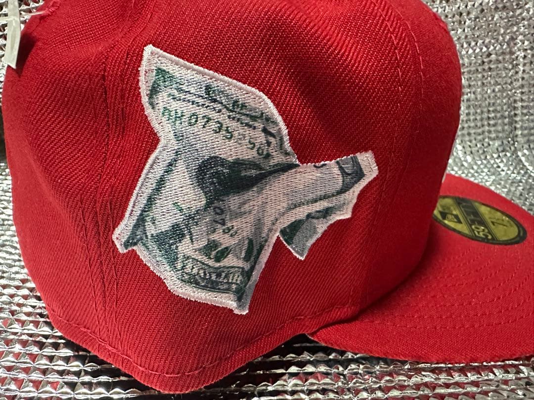 帽子 Supreme Money Box Logo New Era red 7 1/2