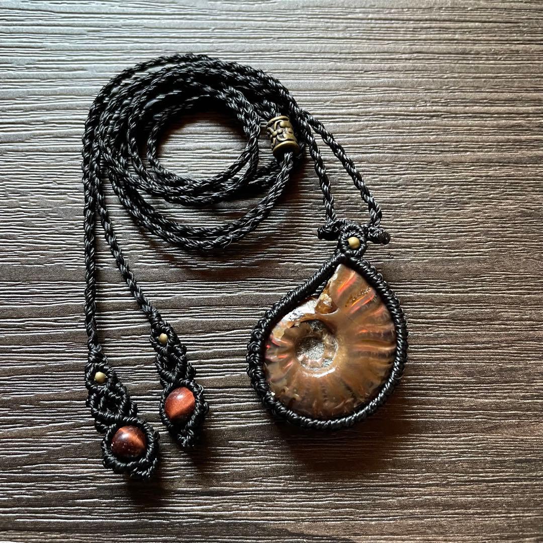 まるぺこ。。 マクラメ編みペンダント4点