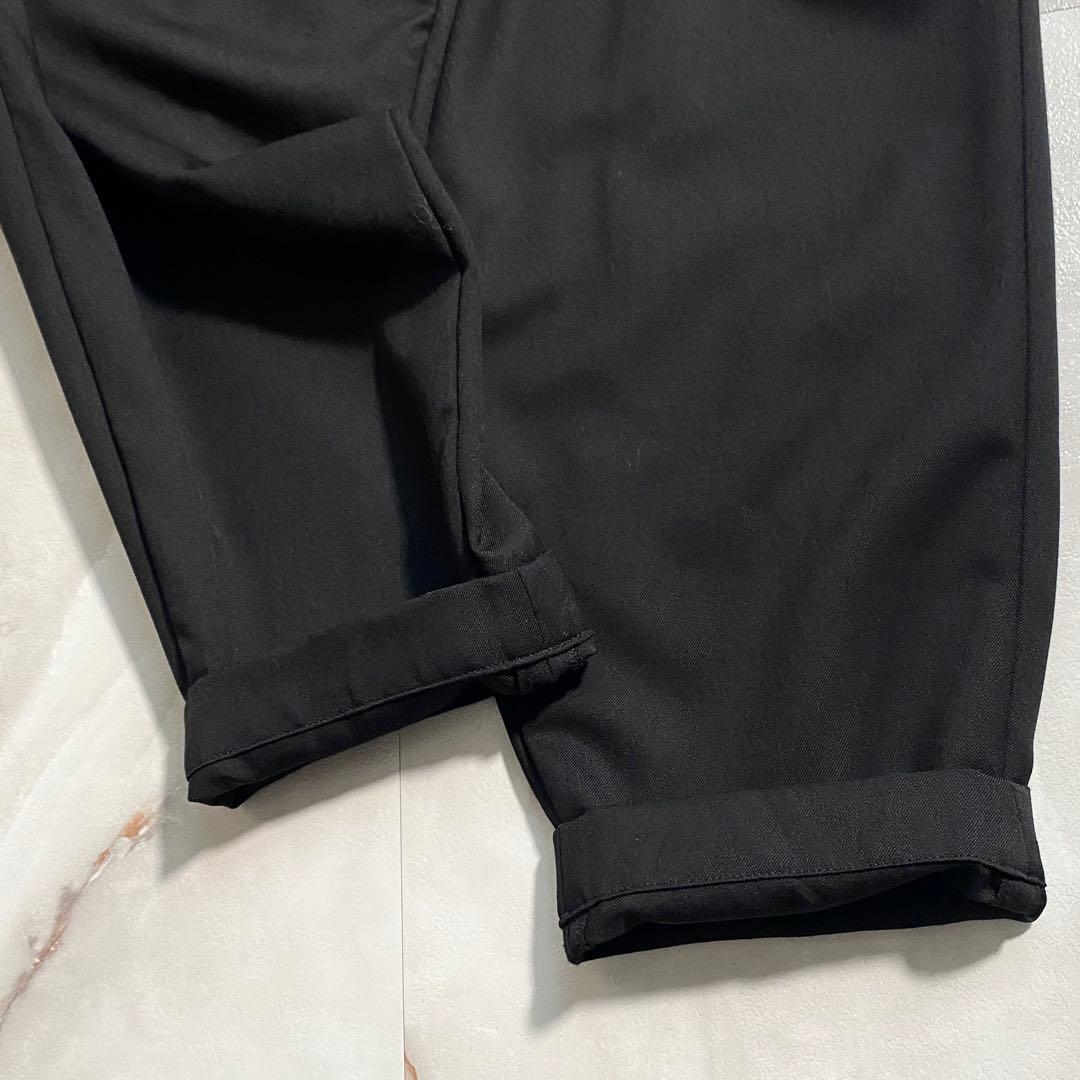 A16474 美品 ドゥルカマラ よそいきオーバータックパンツ サルエル 黒 0