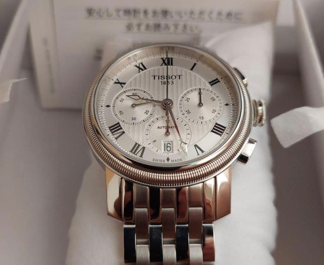 【未使用品】ティソTクラシックブリッジポートクロノグラフ