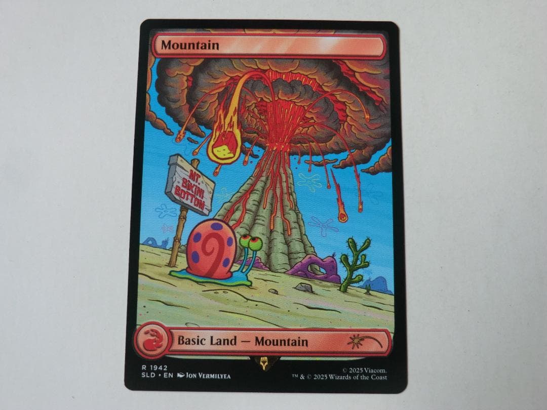 MTG 山（フルアート）　SpongeBob 英　数量変更可　 １５枚セット