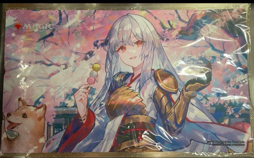 MTGプレイマット　放浪皇のお花見　放浪皇ver 藤ちょこ