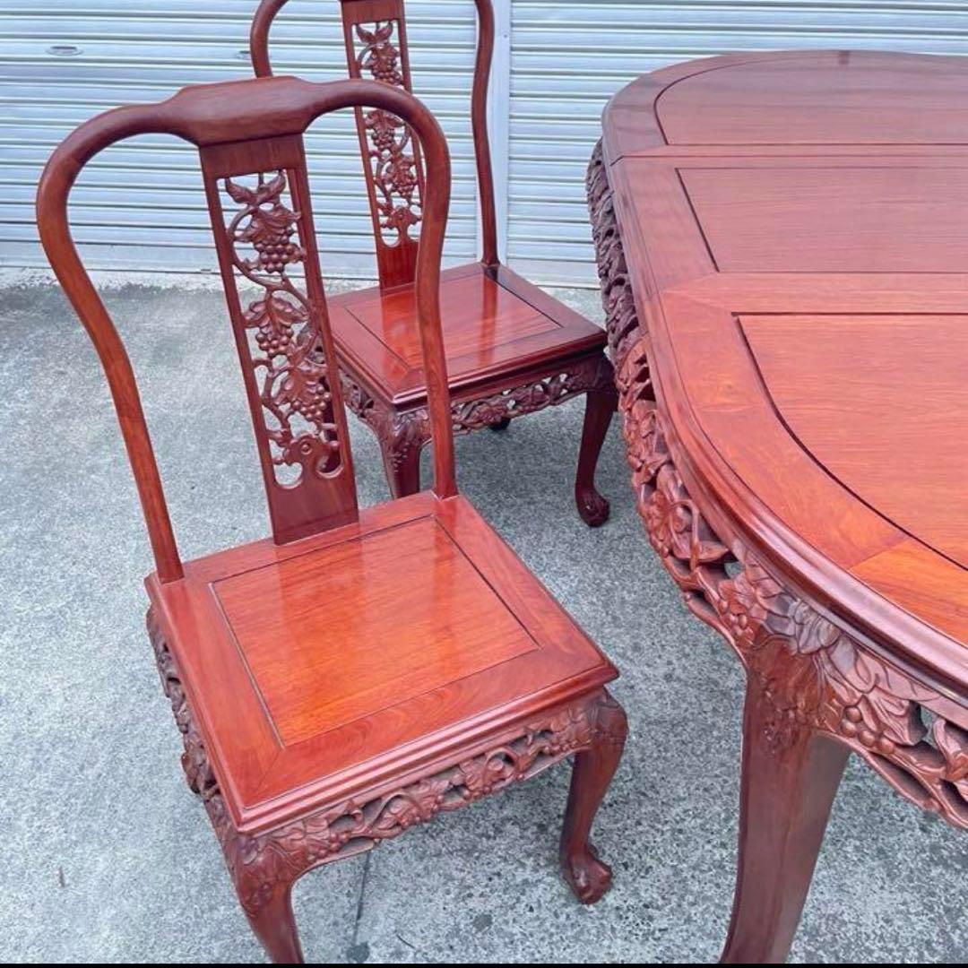 シノワズリー　中国アンティーク調　チェア1脚