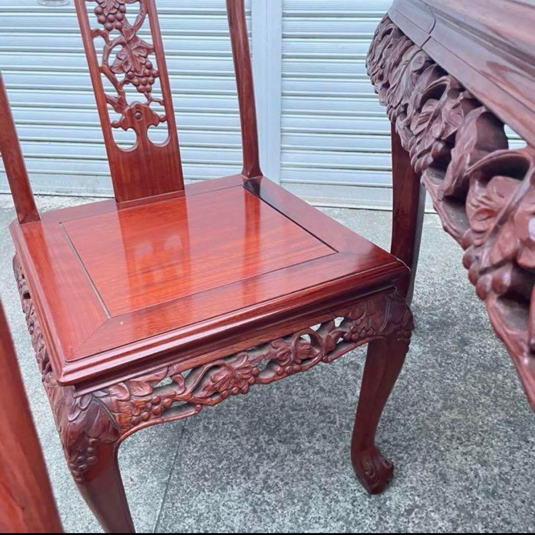 シノワズリー　中国アンティーク調　チェア1脚