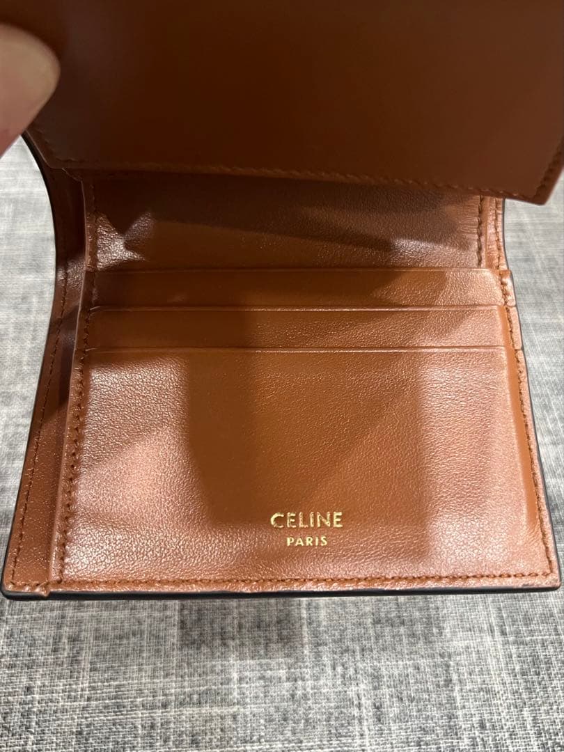 CELINE セリーヌ スモール トリフォールドウォレット 16 三つ折り財布